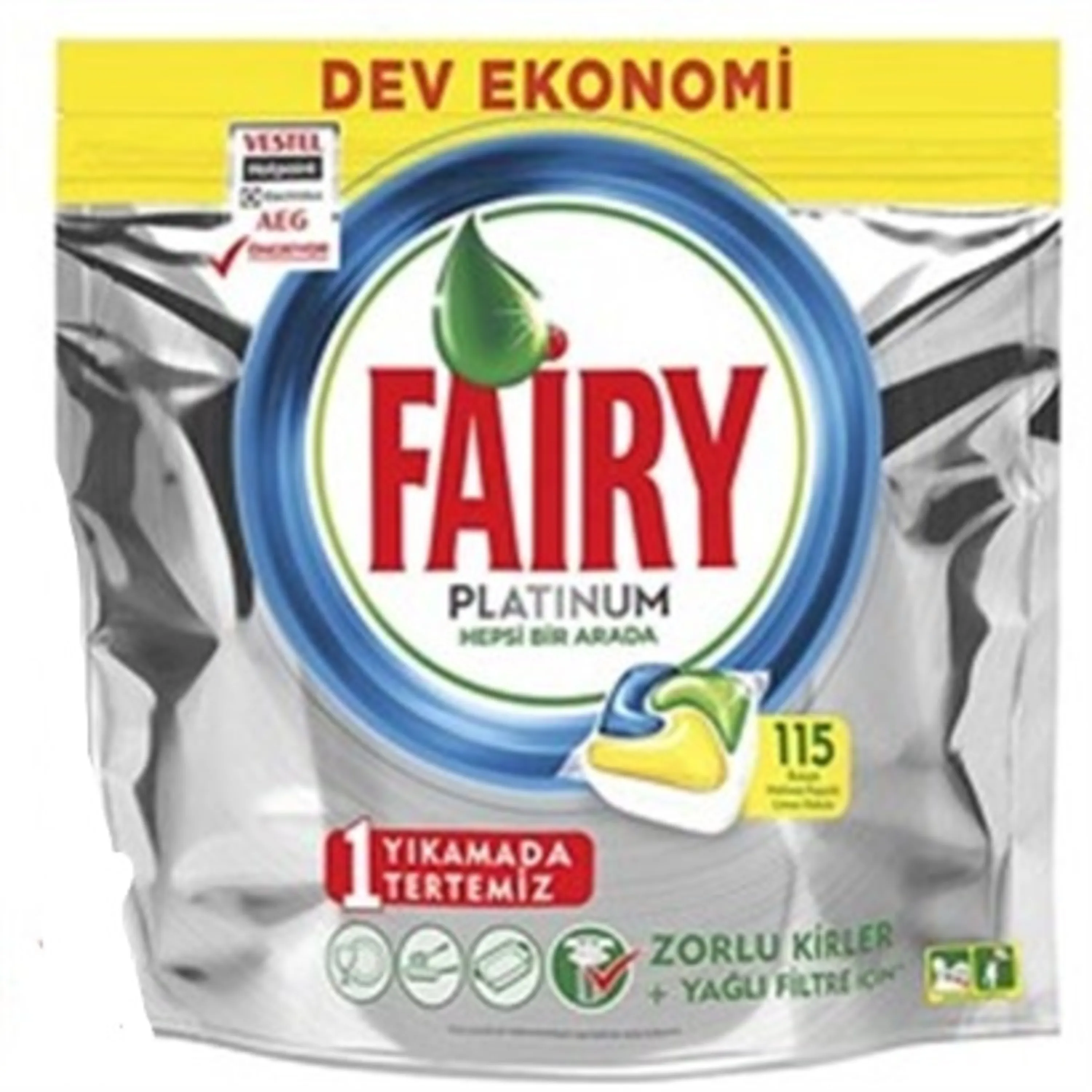 قرص ماشین ظرفشویی فیری پلاتینیوم 115 عددی Fairy قرص ماشین ظرفشویی فیری پلاتینیوم 115 عددی Fairy